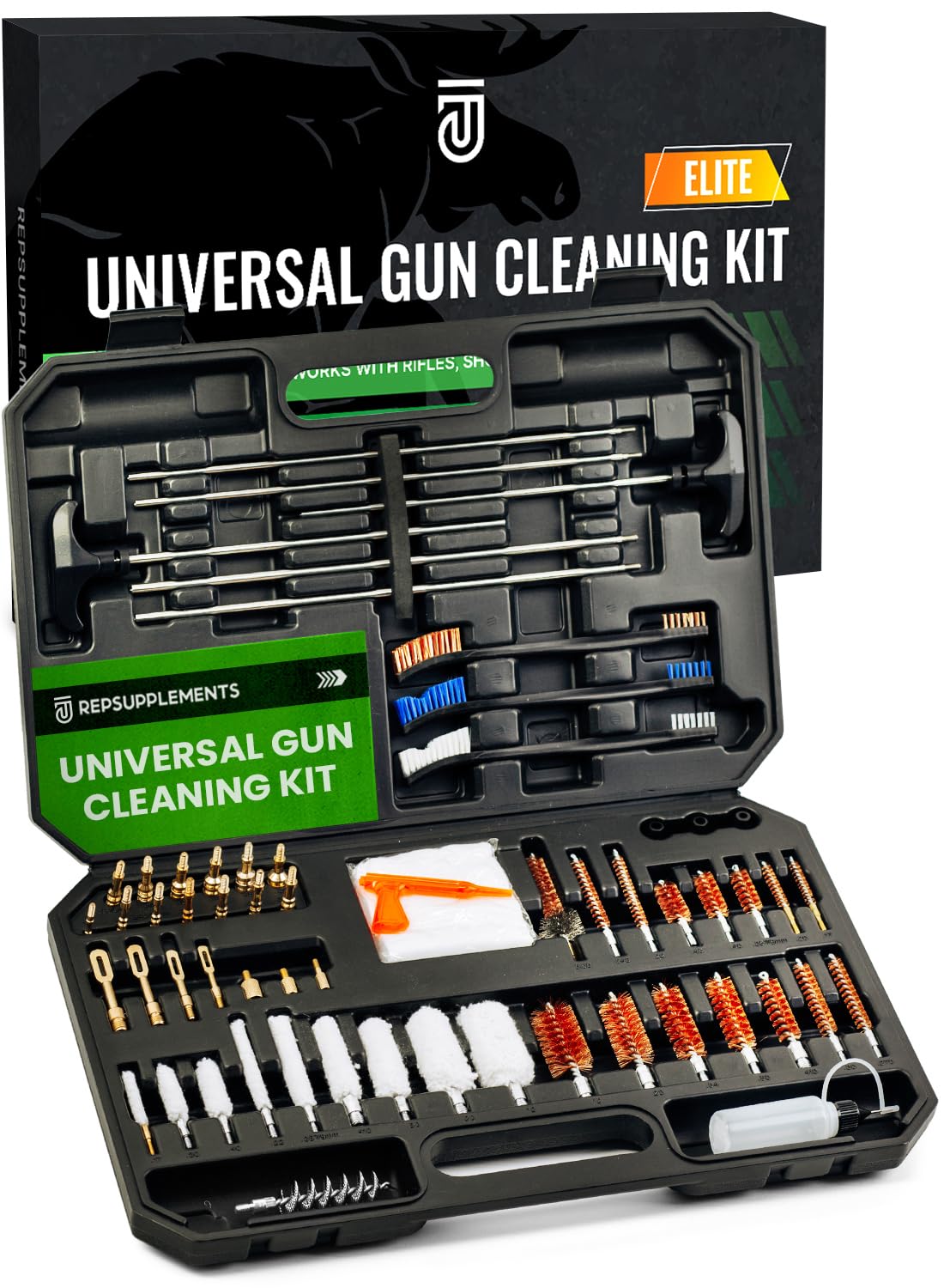 Amazon.com: Universal Gun Cleaning Kit for All Caliber .17 to 12Ga